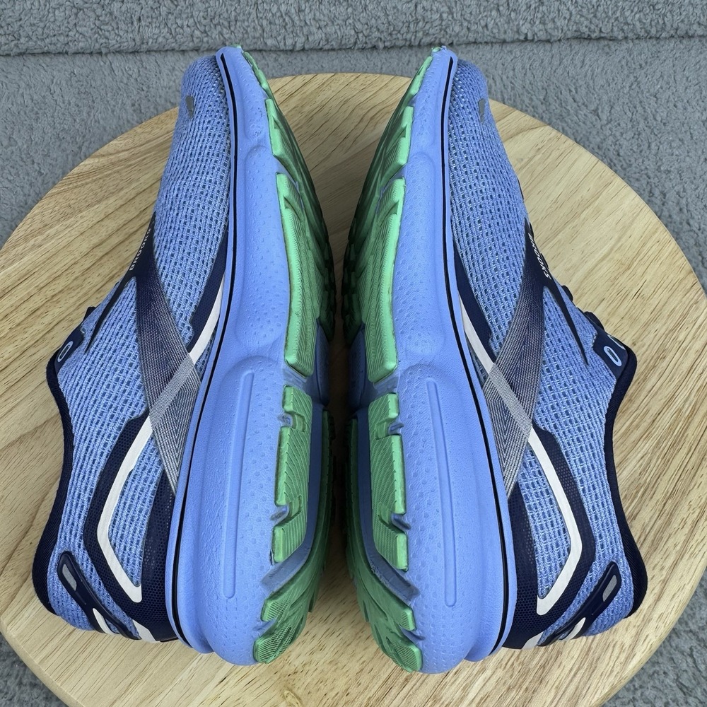 Brooks Ghost 15 Womens 7.5 Blue Road Running Shoes Walking Gym 1203801B472 - Picture 6 of 11